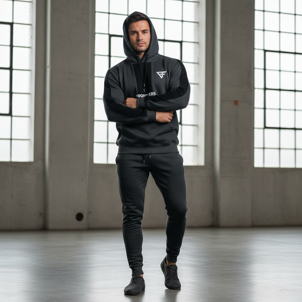 Premium Hoodie Tracksuit - Polyster Fleece
