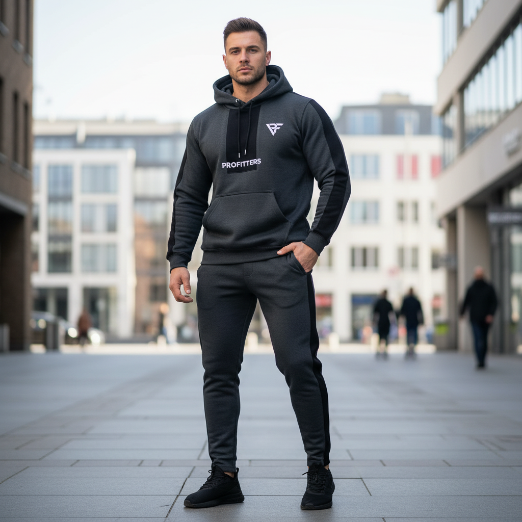 Premium Hoodie Tracksuit - Polyster Fleece