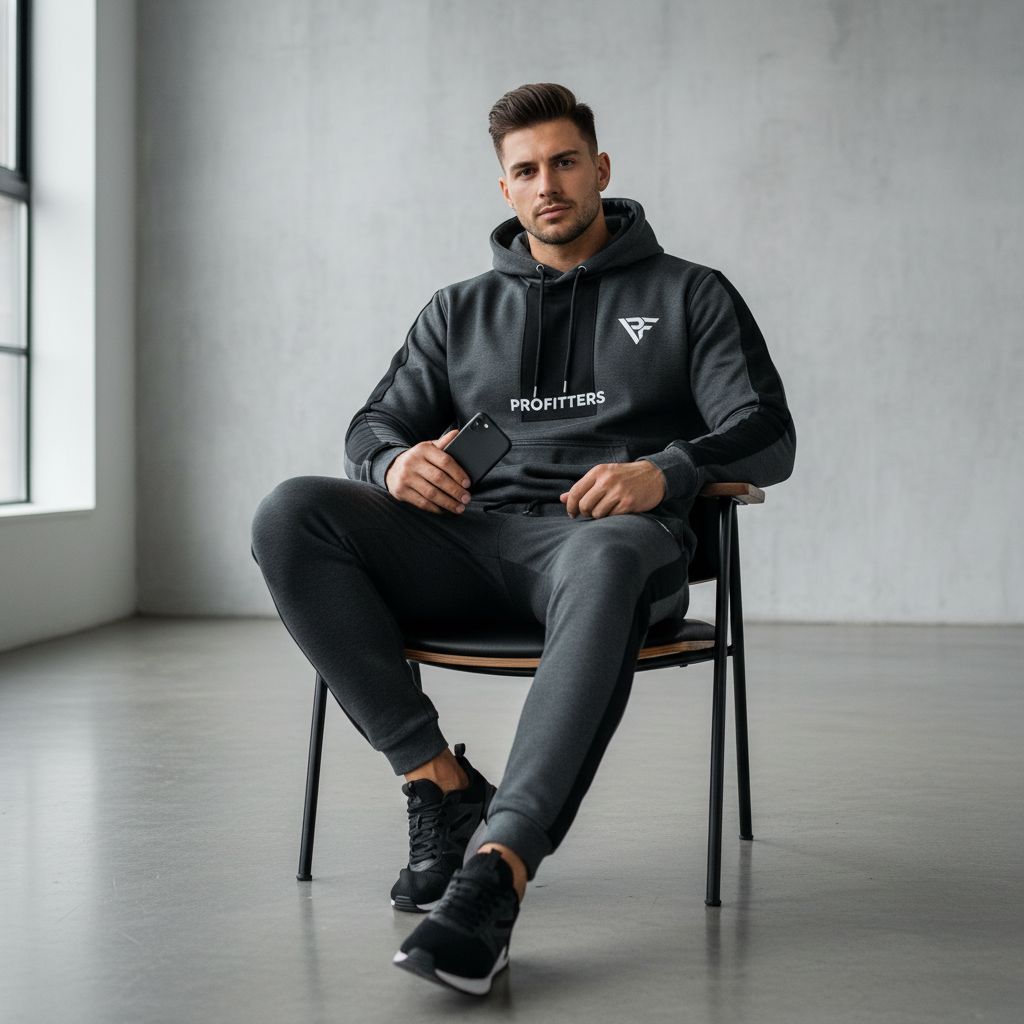 Premium Hoodie Tracksuit - Polyster Fleece